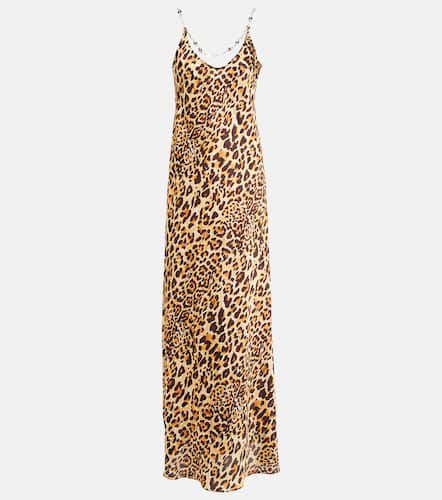 Robe longue à motif léopard - Rabanne - Modalova
