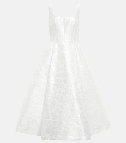 Robe midi de mariée en jacquard - Carolina Herrera - Modalova