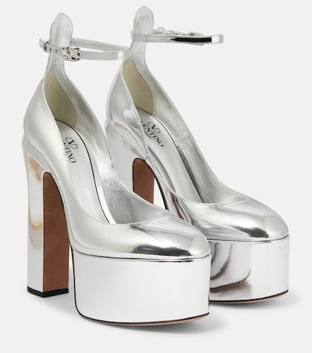 Escarpins Tan-Go à plateau en cuir - Valentino Garavani - Modalova