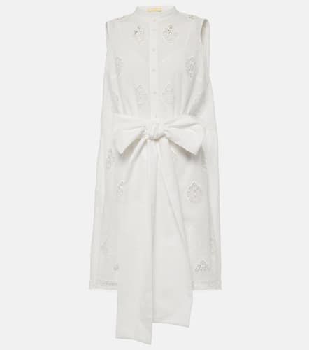 Robe brodée en coton mélangé - Erdem - Modalova