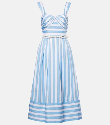 Robe midi Nilah rayée en coton - Rebecca Vallance - Modalova