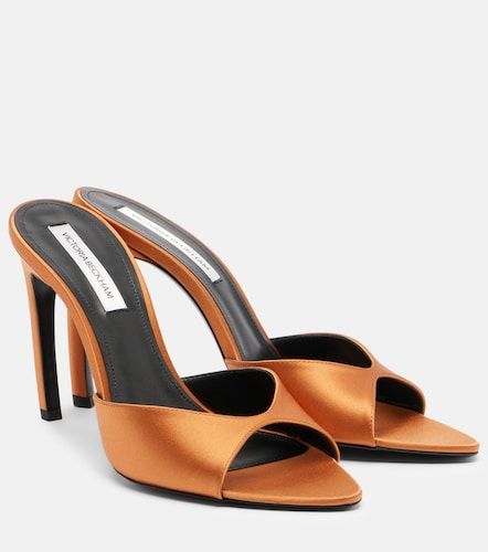 Mules Harlow en satin - Victoria Beckham - Modalova