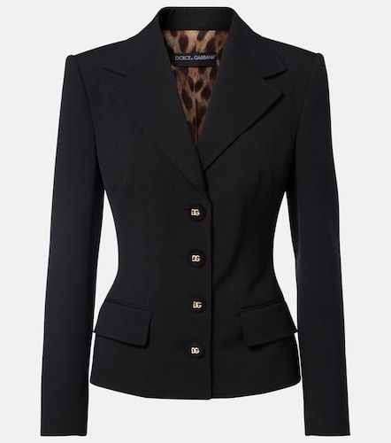 Blazer DG en laine mélangée - Dolce&Gabbana - Modalova