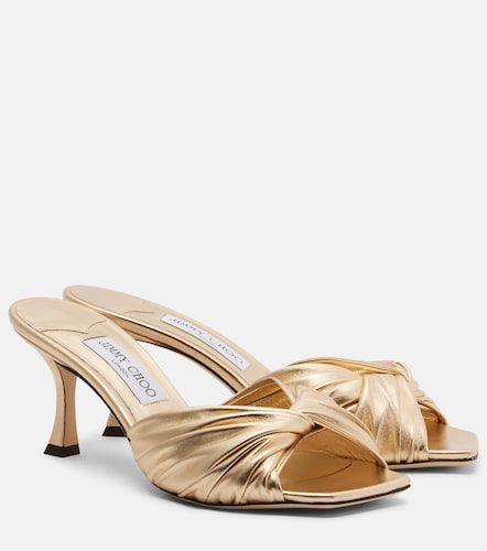 Mules Skye en cuir métallisé - Jimmy Choo - Modalova