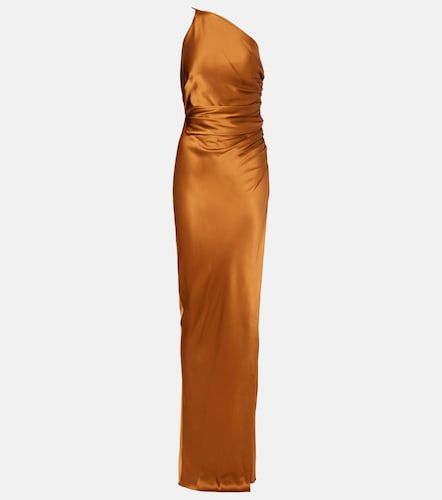 Robe longue asymétrique en soie - The Sei - Modalova