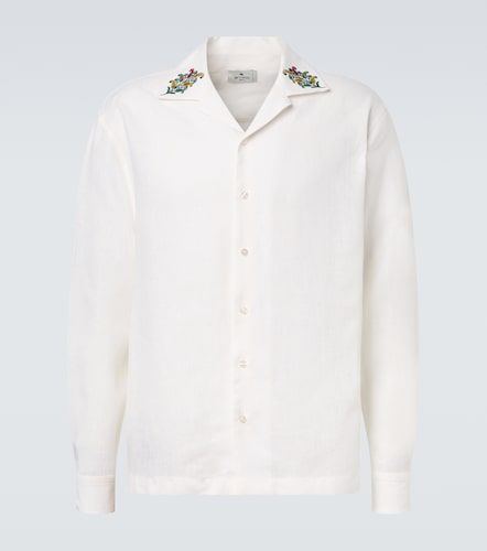 Etro Chemise brodée en lin - Etro - Modalova