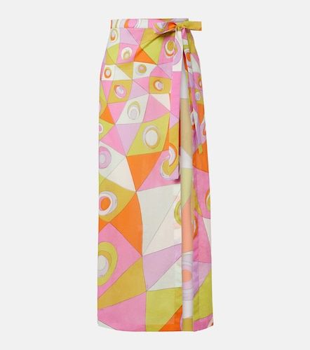 Paréo Orchidee en coton à imprimé - Pucci - Modalova
