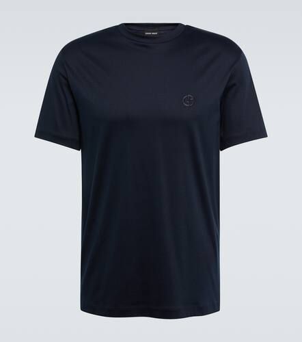 T-shirt en coton à logo - Giorgio Armani - Modalova