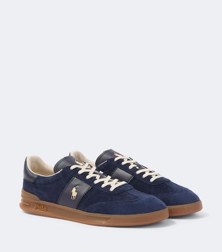 Baskets en cuir et daim - Polo Ralph Lauren - Modalova
