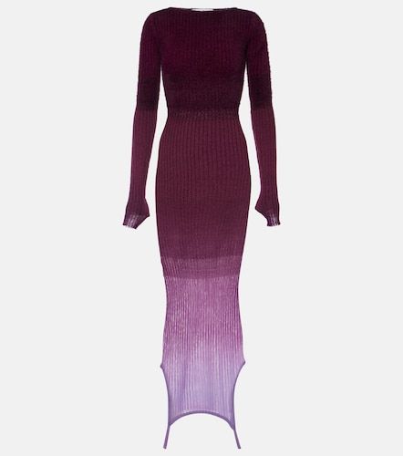 Robe midi réversible colorblock - The Attico - Modalova