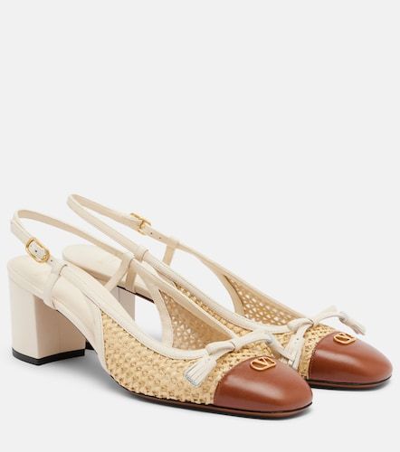 Escarpins slingback Valet Du Roi à finitions en cuir - Valentino Garavani - Modalova