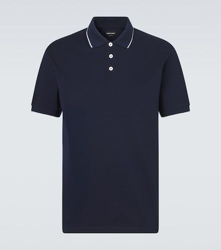 Giorgio Armani Polo en coton piqué - Giorgio Armani - Modalova