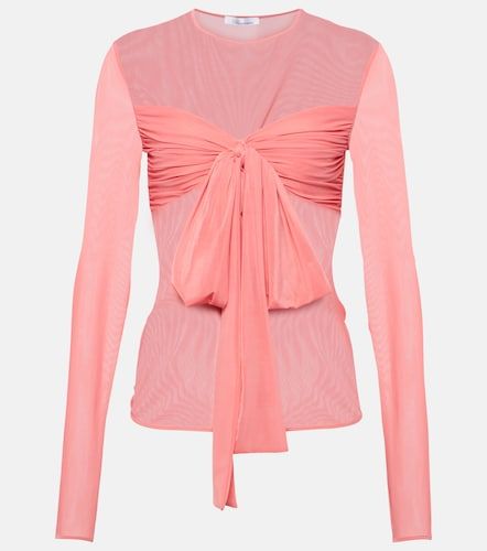 Blumarine Top en jersey à nœud - Blumarine - Modalova