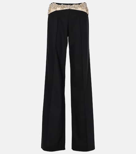 Pantalon slim Stelle en laine mélangée - Costarellos - Modalova