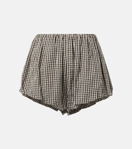 Short Aurelia en coton à carreaux - Posse - Modalova