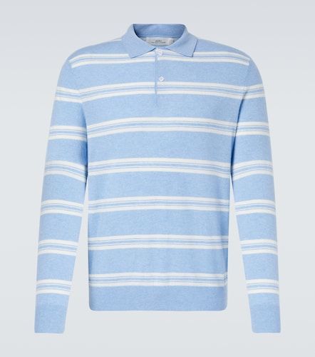 Pull polo Mr Swansea rayé en cachemire - Arch4 - Modalova