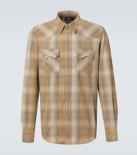 Chemise Western en coton  carreaux - RRL - Modalova