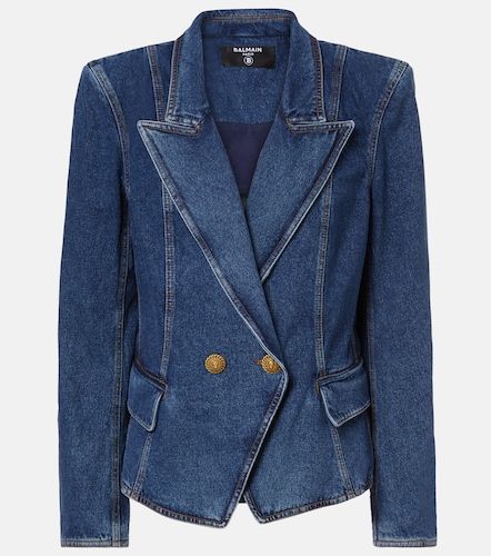 Balmain Blazer en denim - Balmain - Modalova