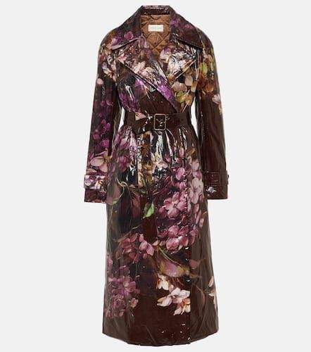 Trench-coat Ronas enduit à fleurs - Dries Van Noten - Modalova