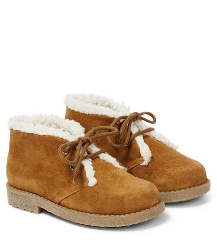 PP Bottines en daim et shearling - PePe - Modalova