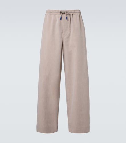 Pantalon ample en laine et coton - Loewe - Modalova