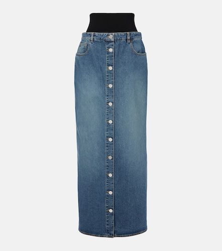 Alaïa Jupe longue en jean - Alaia - Modalova