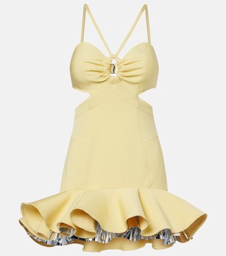 Robe à découpes et volants superposés - Rabanne - Modalova