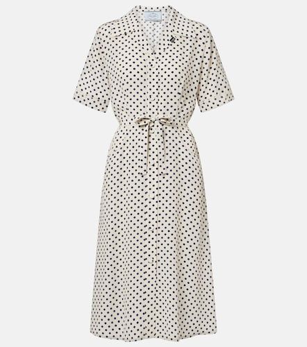 Prada Robe chemise en soie à pois - Prada - Modalova