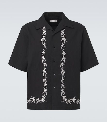 Chemise de bowling à broderie - Commas - Modalova