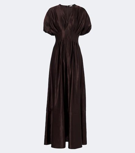 Robe longue Nova en lin et soie - Joseph - Modalova