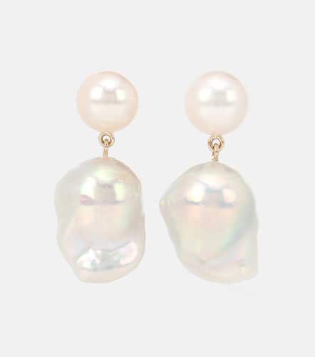 Boucles d'oreilles Venus Blac en or 14 ct et perles - Sophie Bille Brahe - Modalova