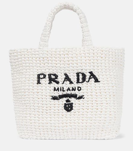 Cabas Small en crochet à logo - Prada - Modalova