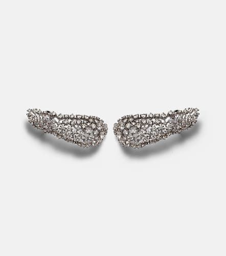 Boucles d'oreilles Scatter en or blanc 18 ct et diamants - Ananya - Modalova