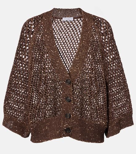 Cardigan à sequins - Brunello Cucinelli - Modalova