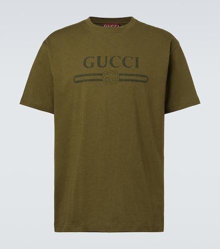 Gucci T-shirt en coton à logo - Gucci - Modalova