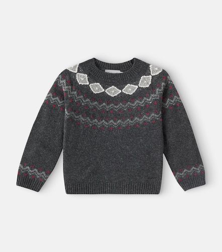 Pull Grimaldi en jacquard de laine - Bonpoint - Modalova