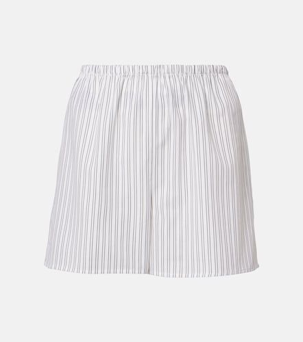 Short Cairo en coton mélangé à rayures - Asceno - Modalova