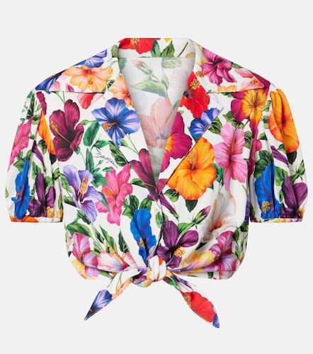 Dolce&Gabbana Top court à fleurs - Dolce&Gabbana - Modalova
