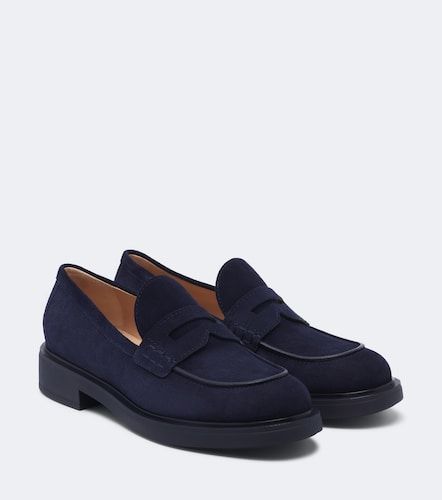 Gianvito Rossi Mocassins en daim - Gianvito Rossi - Modalova