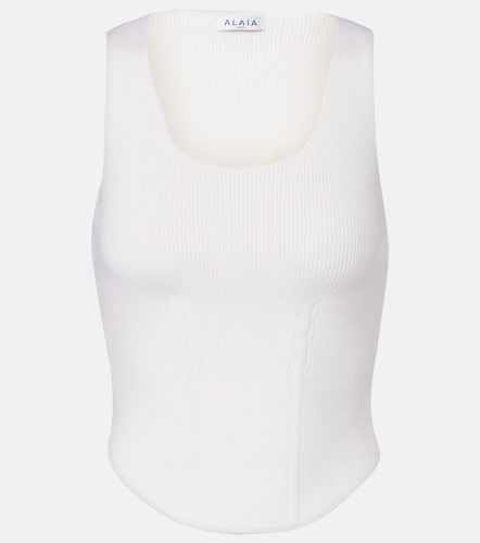 Alaïa Top en laine mélangée - Alaia - Modalova