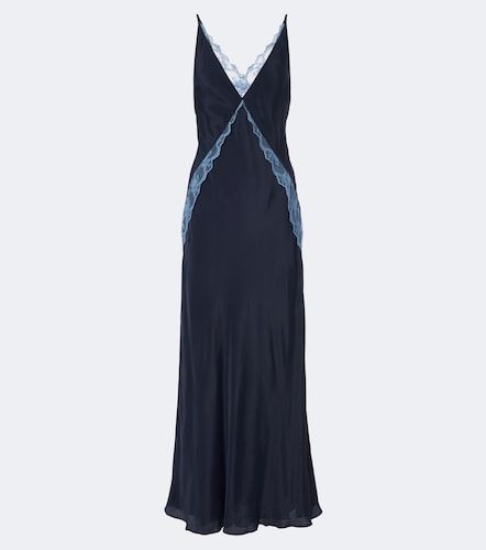 Robe longue Elsie à détails en dentelle - SIR - Modalova