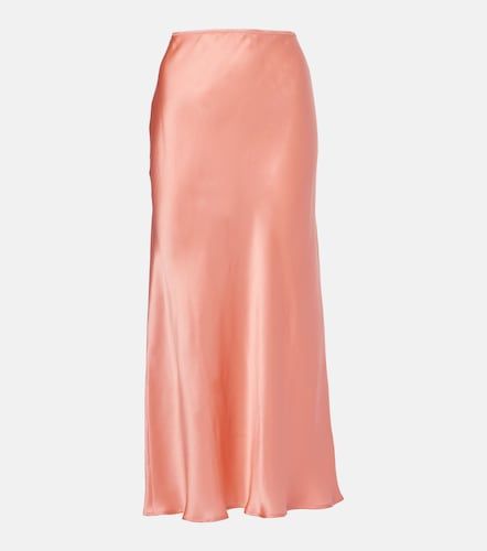Jupe midi Ardith en satin de soie - Rixo - Modalova