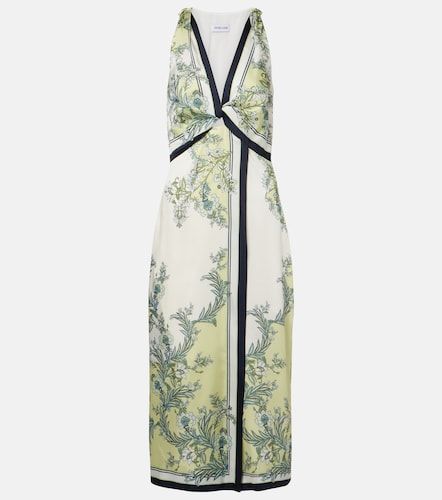 Robe midi Kaliza en sergé à fleurs - Veronica Beard - Modalova