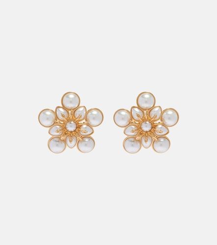 Boucles d'oreilles clip Large à ornements - Oscar de la Renta - Modalova