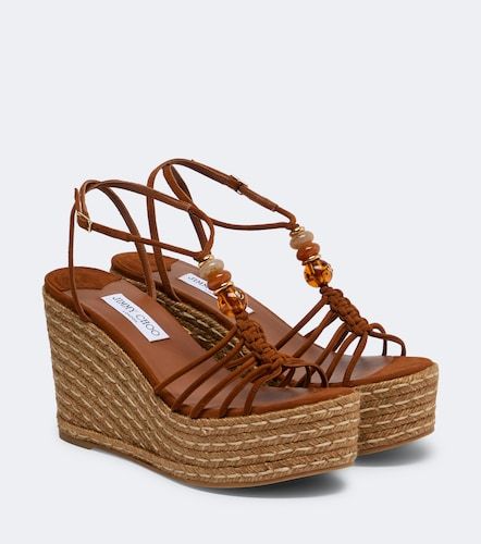 Sandales compensées Lemi en daim - Jimmy Choo - Modalova