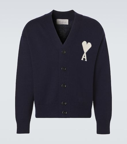 Cardigan Ami de Coeur en laine et coton - Ami Paris - Modalova