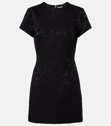 Robe en coton mélangé à motif floral - Saint Laurent - Modalova