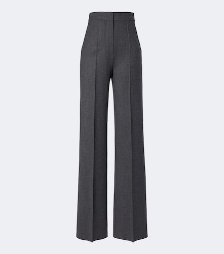 Pantalon ample en laine mélangée - Max Mara - Modalova