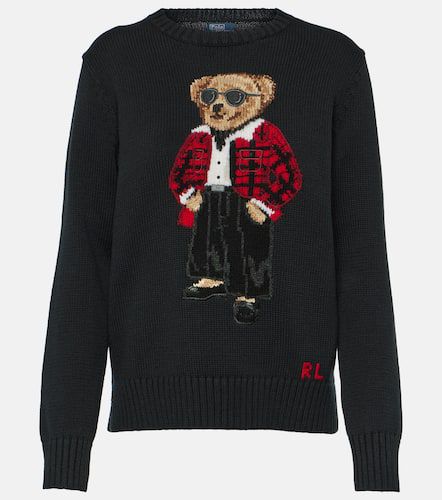 Pull Polo Bear brodé en coton - Polo Ralph Lauren - Modalova