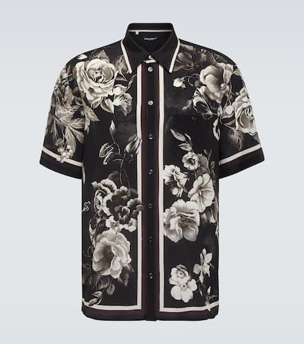 Chemise en soie à fleurs - Dolce&Gabbana - Modalova